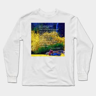 Love Is Patient - Couple In The Park Long Sleeve T-Shirt